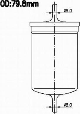 JS Asakashi FS2031 - Filter za gorivo www.molydon.hr