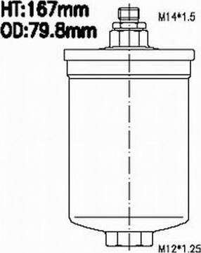 JS Asakashi FS2027 - Filter za gorivo www.molydon.hr