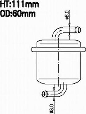 JS Asakashi FS7295 - Filter za gorivo www.molydon.hr