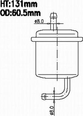 JS Asakashi FS7201 - Filter za gorivo www.molydon.hr