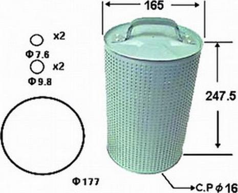 JS Asakashi OE561J - Filter za ulje www.molydon.hr