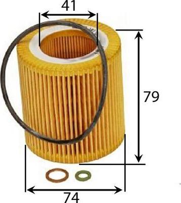 JS Asakashi OE0053 - Filter za ulje www.molydon.hr