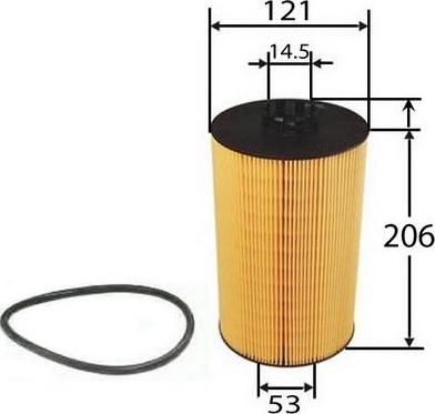 JS Asakashi OE31003 - Filter za ulje www.molydon.hr