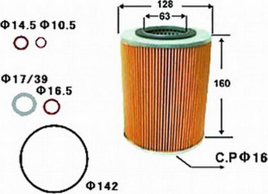 JS Asakashi OE259J - Filter za ulje www.molydon.hr