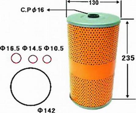 JS Asakashi OE258J - Filter za ulje www.molydon.hr