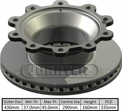 Juratek BP106 - Kočioni disk www.molydon.hr