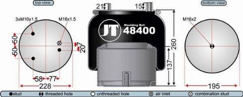 Juratek JAA48401 - Meh, pneumatski Ovjes www.molydon.hr