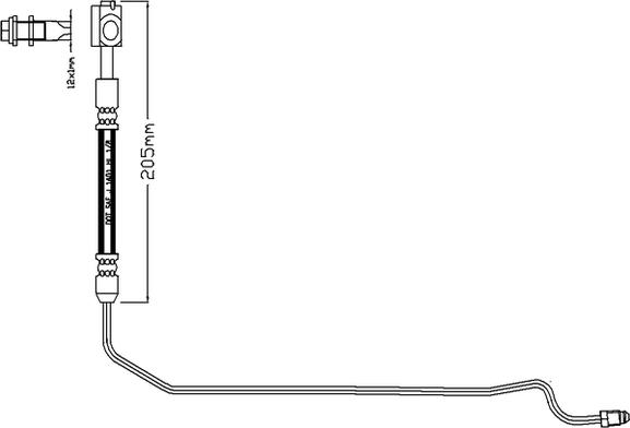 Juratek JBH1185R - Kočiono crijevo, lajtung www.molydon.hr