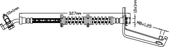 Juratek JBH1285R - Kočiono crijevo, lajtung www.molydon.hr