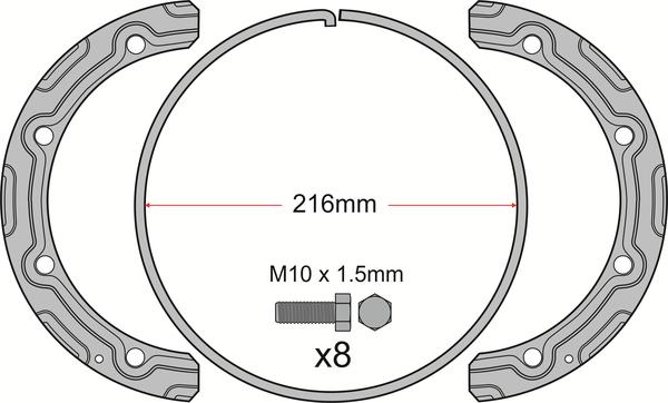 Juratek VOL108K - Kočioni disk www.molydon.hr