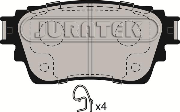 Juratek JCP4018 - Komplet Pločica, disk-kočnica www.molydon.hr