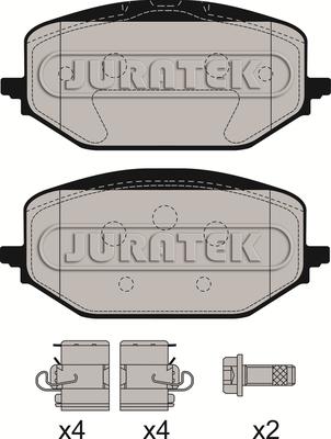 Juratek JCP4087 - Komplet Pločica, disk-kočnica www.molydon.hr