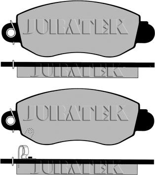 Juratek JCP5167 - Komplet Pločica, disk-kočnica www.molydon.hr