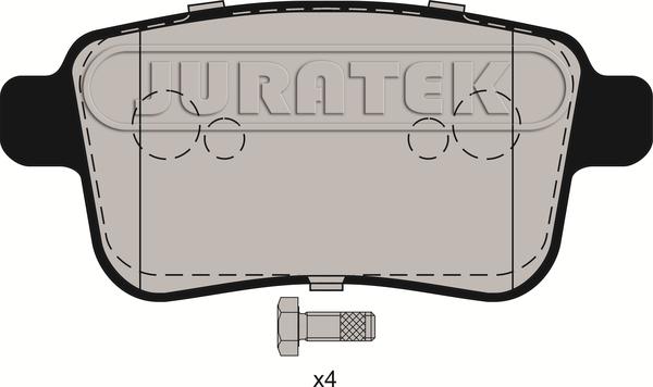 Juratek JCP039 - Komplet Pločica, disk-kočnica www.molydon.hr