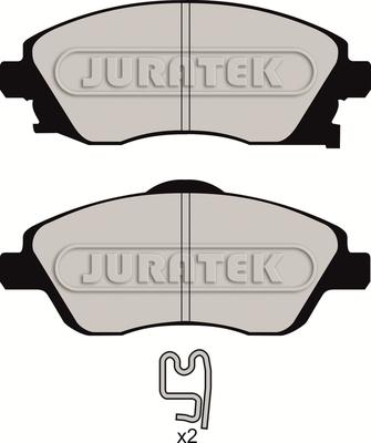 Juratek JCP1424 - Komplet Pločica, disk-kočnica www.molydon.hr