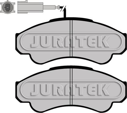 Juratek JCP1479 - Komplet Pločica, disk-kočnica www.molydon.hr