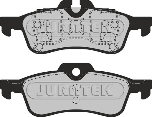 Juratek JCP1676 - Komplet Pločica, disk-kočnica www.molydon.hr