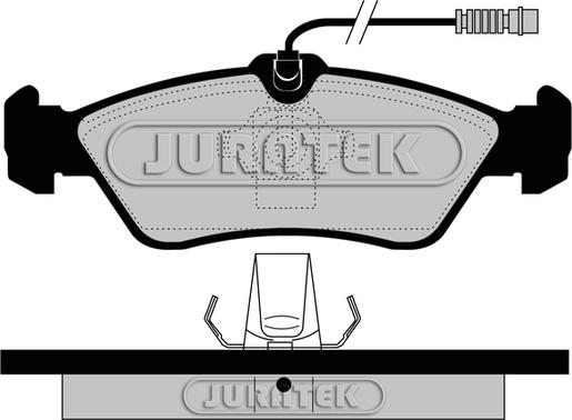 Juratek JCP1045 - Komplet Pločica, disk-kočnica www.molydon.hr