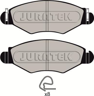 Juratek JCP1378 - Komplet Pločica, disk-kočnica www.molydon.hr