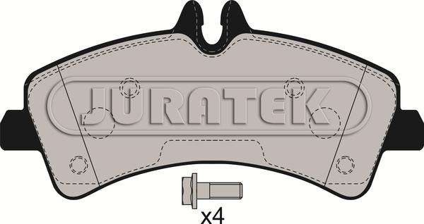 Juratek JCP124 - Komplet Pločica, disk-kočnica www.molydon.hr