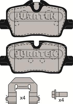 Juratek JCP8595 - Komplet Pločica, disk-kočnica www.molydon.hr