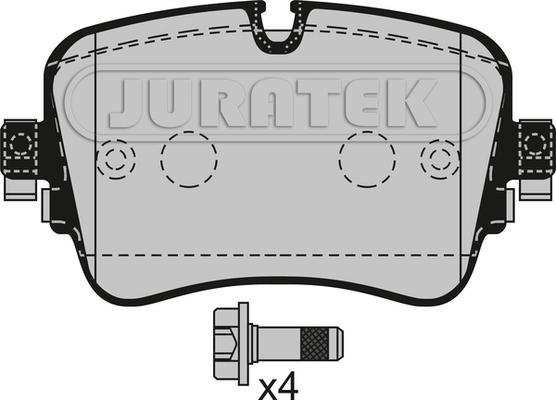 Juratek JCP8537 - Komplet Pločica, disk-kočnica www.molydon.hr