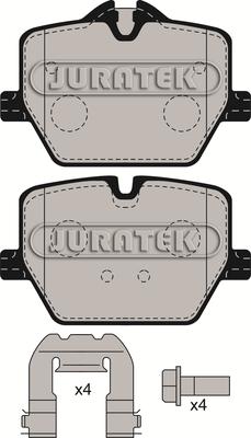 Juratek JCP8577 - Komplet Pločica, disk-kočnica www.molydon.hr