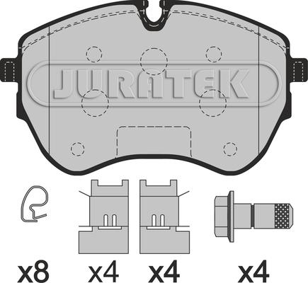 Juratek JCP8605 - Komplet Pločica, disk-kočnica www.molydon.hr