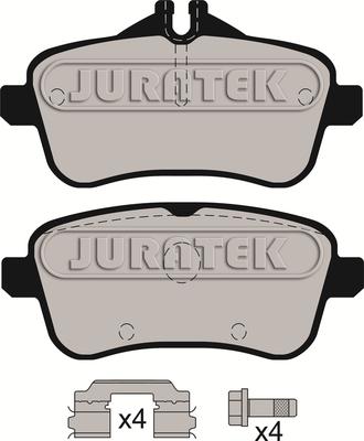 Juratek JCP8198 - Komplet Pločica, disk-kočnica www.molydon.hr