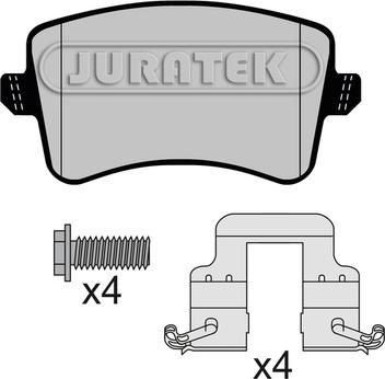 Juratek JCP8149 - Komplet Pločica, disk-kočnica www.molydon.hr