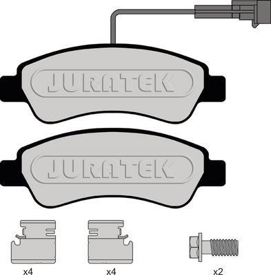 Juratek JCP8150 - Komplet Pločica, disk-kočnica www.molydon.hr