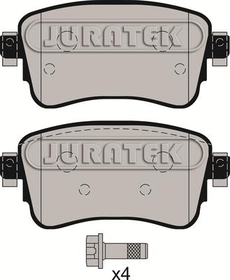 Juratek JCP8175 - Komplet Pločica, disk-kočnica www.molydon.hr