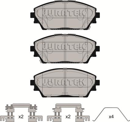 Juratek JCP8311 - Komplet Pločica, disk-kočnica www.molydon.hr