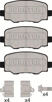 Juratek JCP8255 - Komplet Pločica, disk-kočnica www.molydon.hr