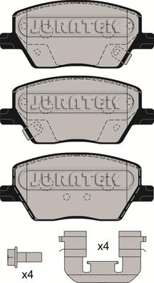 Juratek JCP8257 - Komplet Pločica, disk-kočnica www.molydon.hr