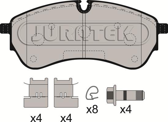 Juratek JCP8204 - Komplet Pločica, disk-kočnica www.molydon.hr