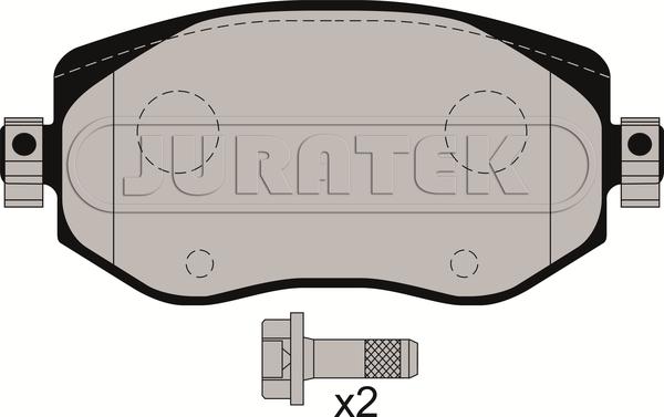 Juratek JCP8215 - Komplet Pločica, disk-kočnica www.molydon.hr