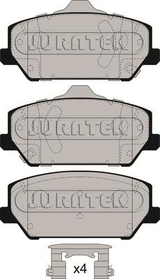 Juratek JCP8273 - Komplet Pločica, disk-kočnica www.molydon.hr