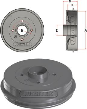 Juratek JDR064 - Bubanj kočnica www.molydon.hr