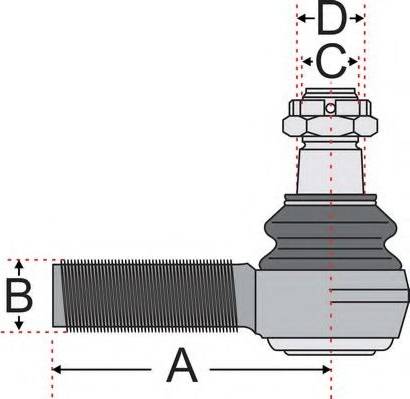 Juratek JSS2403 - Kraj spone, kuglasti zglob www.molydon.hr