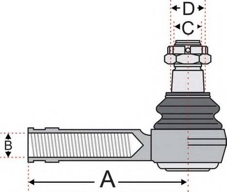 Juratek JSS2604 - Kraj spone, kuglasti zglob www.molydon.hr