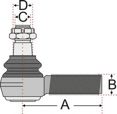 Juratek JSS2145 - Kraj spone, kuglasti zglob www.molydon.hr