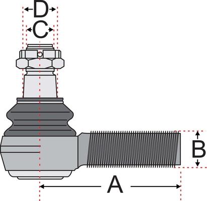 Juratek JSS2119A - Kraj spone, kuglasti zglob www.molydon.hr