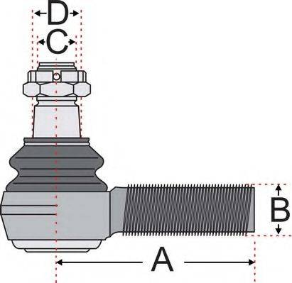 Juratek JSS2119 - Kraj spone, kuglasti zglob www.molydon.hr