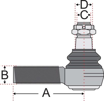 Juratek JSS2118A - Kraj spone, kuglasti zglob www.molydon.hr