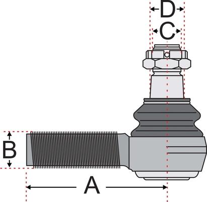 Juratek JSS2131A - Kraj spone, kuglasti zglob www.molydon.hr