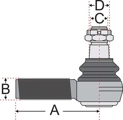 Juratek JSS2126A - Kraj spone, kuglasti zglob www.molydon.hr