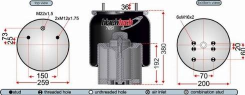 Juratek RML7051CP1 - Meh, pneumatski Ovjes www.molydon.hr