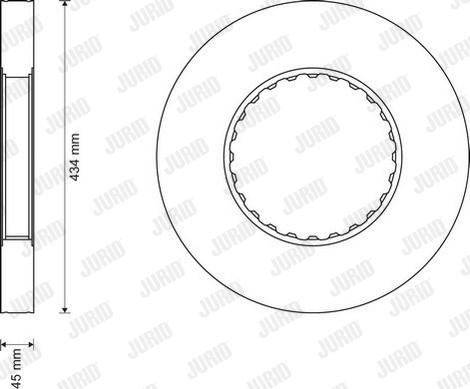 Jurid 569148J - Kočioni disk www.molydon.hr