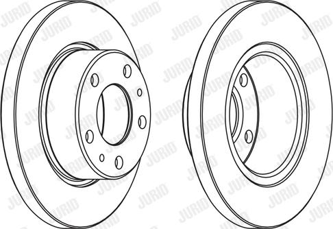 Jurid 569104J-1 - Kočioni disk www.molydon.hr